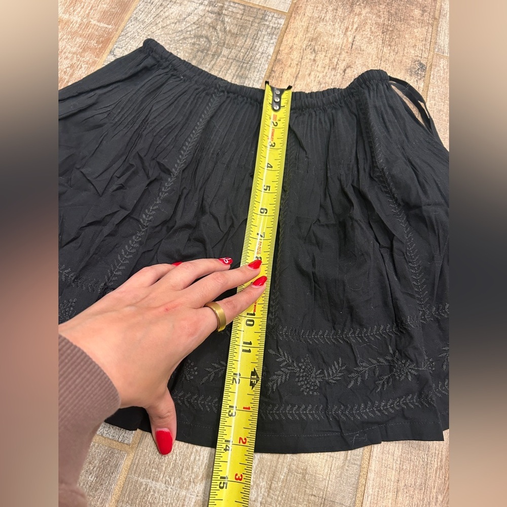 NWT J Crew Embroidered Side Tie Mini Skirt - Picture 10 of 11